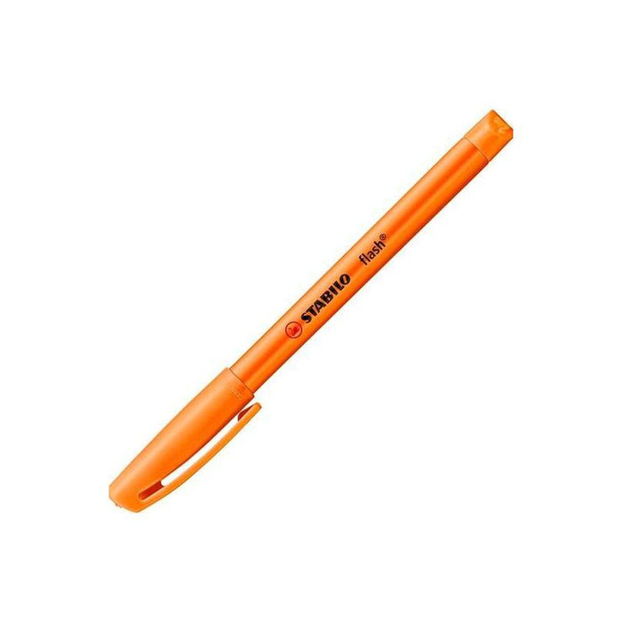 Stabilo Marcador Fluorescente Flash Naranja Caja 10 Ud