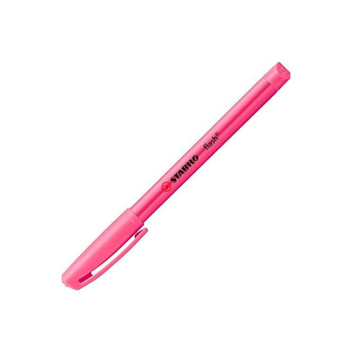 Stabilo Marcador Fluorescente Flash Rosa Caja 10 Ud