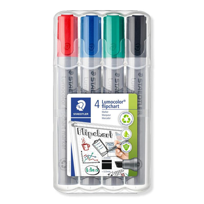 Staedtler Flipchartmarker Lumocolor 4st Box