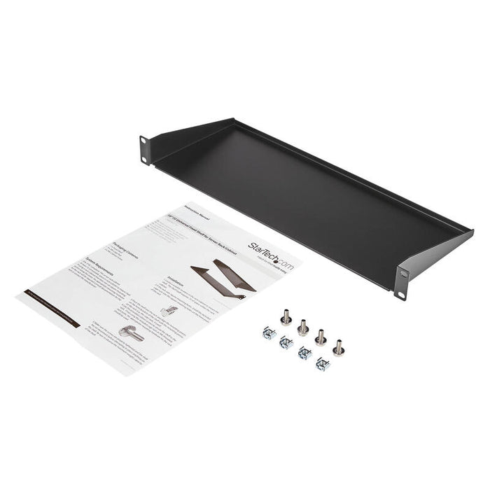 Startech Bandeja Estante Fijo Universal 1u 19" Pul
