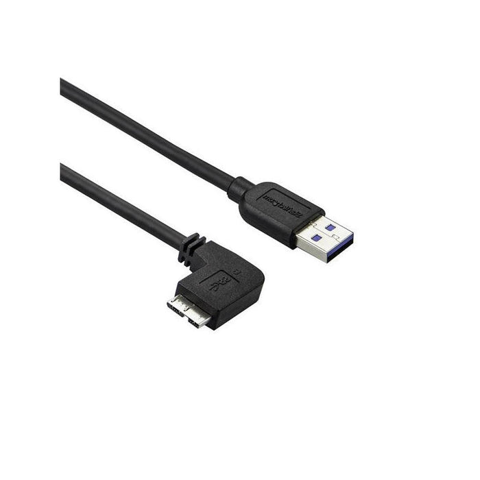 Startech Cable 1m Micro Usb 3.0 Acodado Izquierda