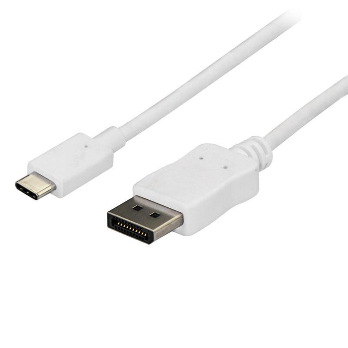 Startech Cable Usb-C A Displayport 1,80m  4k 60hz  Blanco Cdp2dpmm6w