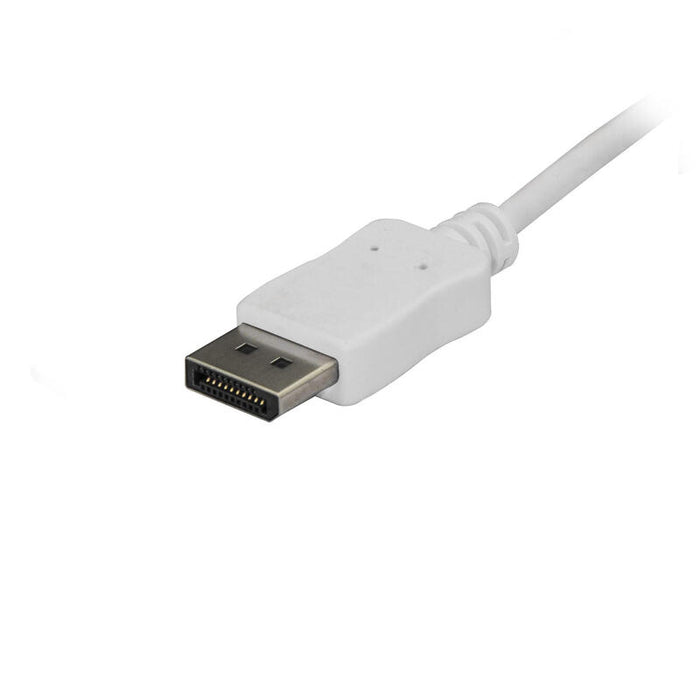 Startech Cable Usb-C A Displayport 1,80m  4k 60hz  Blanco Cdp2dpmm6w
