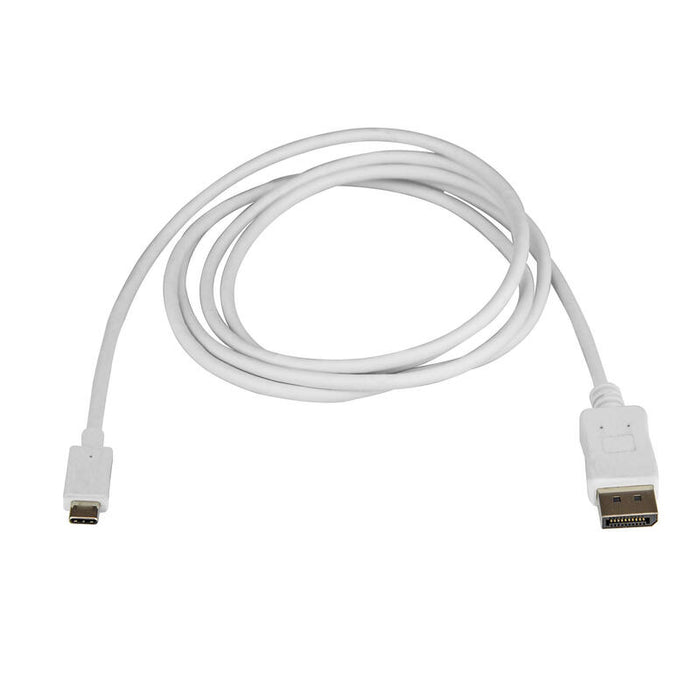 Startech Cable Usb-C A Displayport 1,80m  4k 60hz  Blanco Cdp2dpmm6w