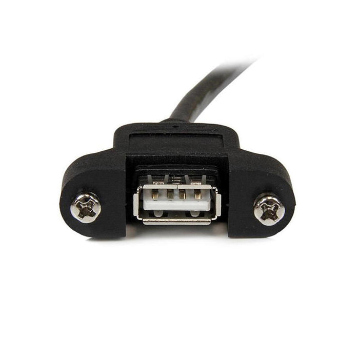 Startech Cable Usb Para Montaje En Panel Usb A M/H 30cm