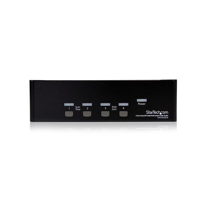 Startech Conmutador Switch Kvm 4 Ordenadores 2 Mon