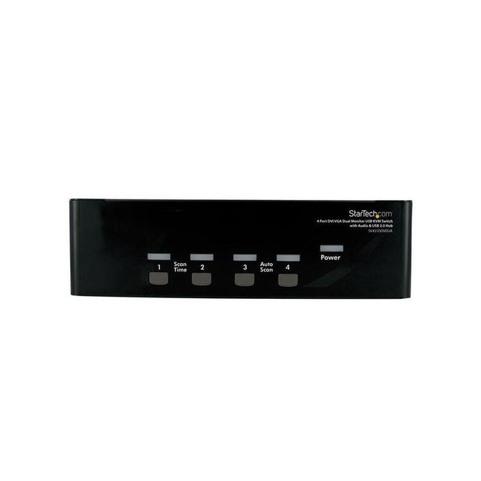 Startech Conmutador Switch Kvm 4 Ordenadores 2 Mon