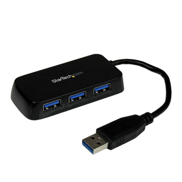 Startech Hub Usb 3.0 4 Puertos Super Speed Negro St4300minu3b