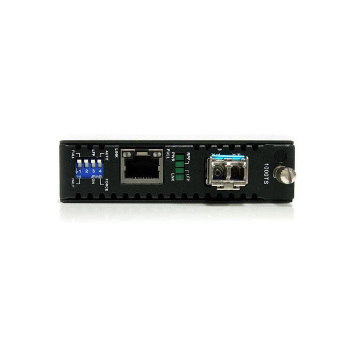 Startech.Com Conversor De Medios Gigabit Ethernet A Fibra Optica Monomodo Lc - 1x Rj45 Hembra - 40km 2 Años