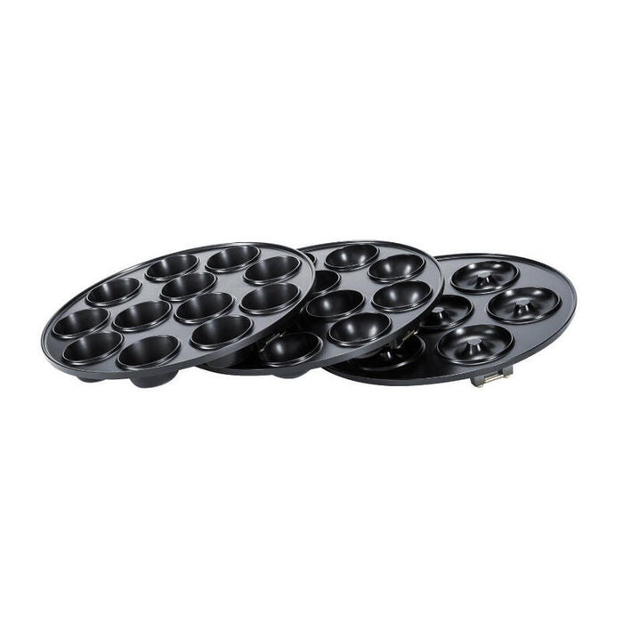 Steba Cake-Maker Cm 3, Máquina Para Hacer Donuts Negro/Plateado 183300
