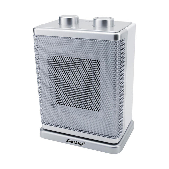 Steba Kh 4 Calefactor  Ventilador Eléctrico Interior Plata, Blanco 1800 W
