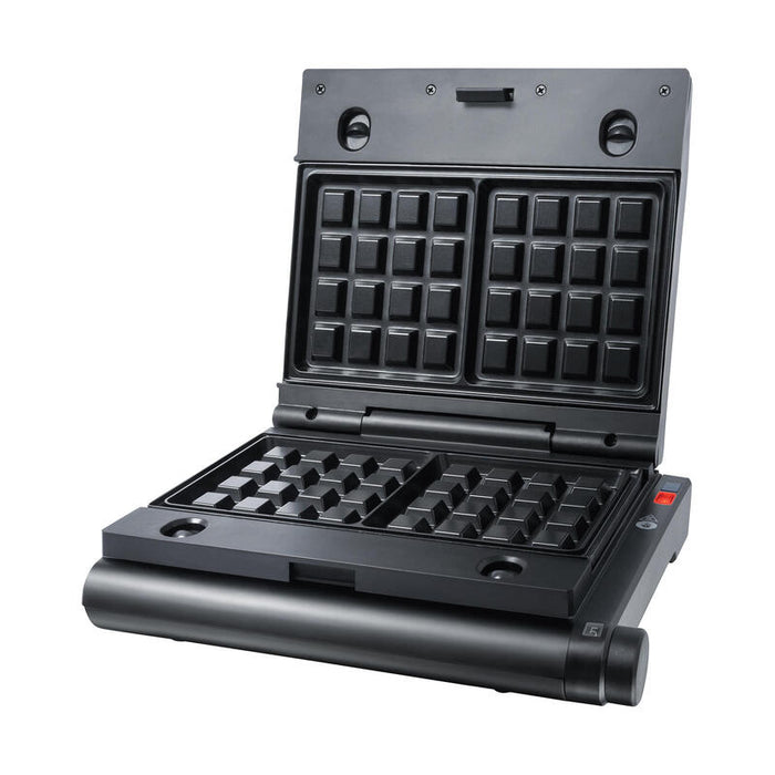 Steba Multi-Snack Maker 3in1 Sg 55, Sandwichera Negra, 1.100 W, Con 3 Juegos De Platos 186500