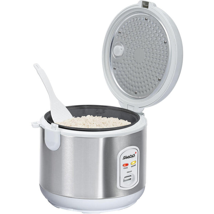 Olla Arrocera Steba Rk 2 Acero Inoxidable/Blanco, 700 W, 3,5 Litros 050200