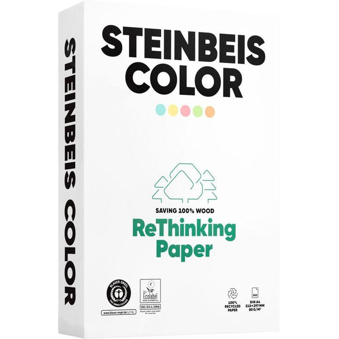 Steinbeis Color Grün Recyclingpapier A 4 80 G 500 Bl.
