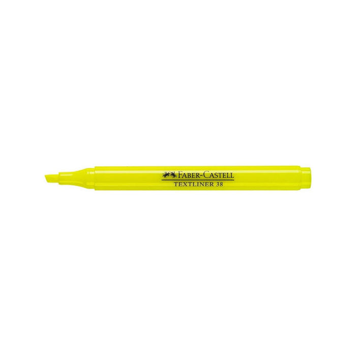 Subrayador Fluorescente Fino Faber Textliner 38 Amarillo