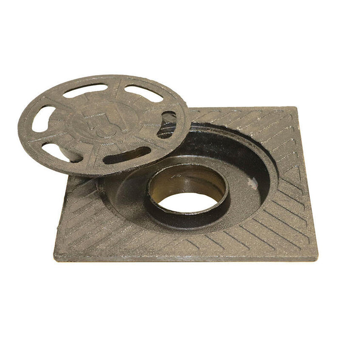 Sumidero De Patio, Fundición, Forja, 20 X 20 Cm