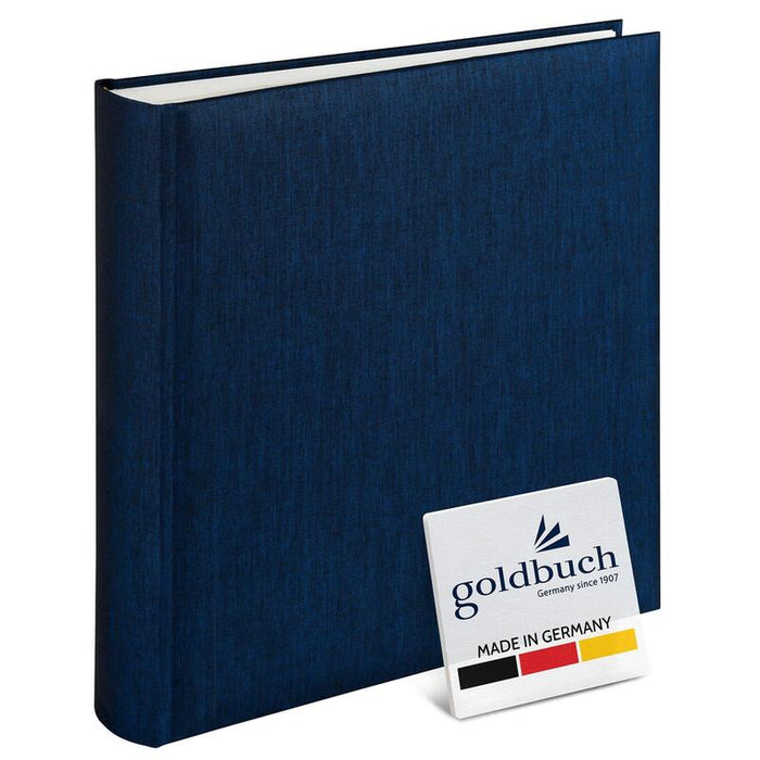 Goldbuch Summertime - Álbum De Fotos (30 X 31 Cm, Cubierta De Lino, 50 Hojas), Color Azul