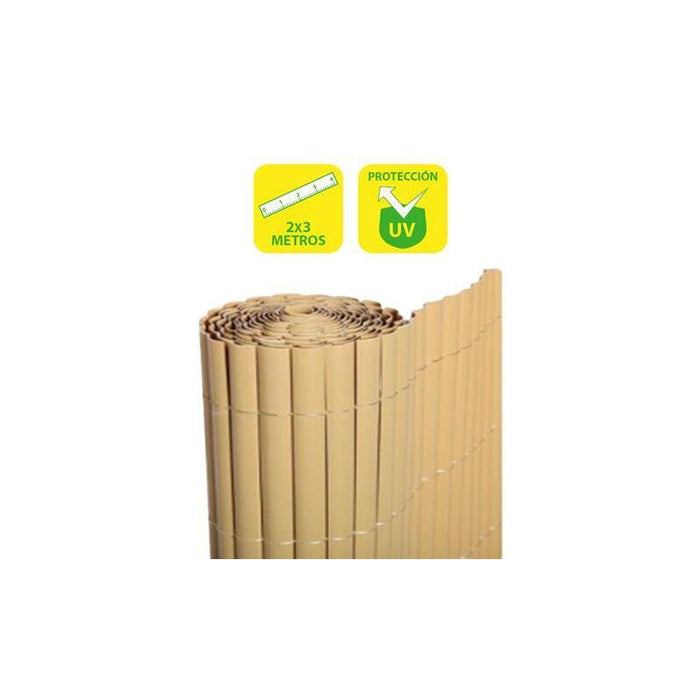 Sungarden Cañizo Plastico Doble Cara 2x3m - Color Marron Claro