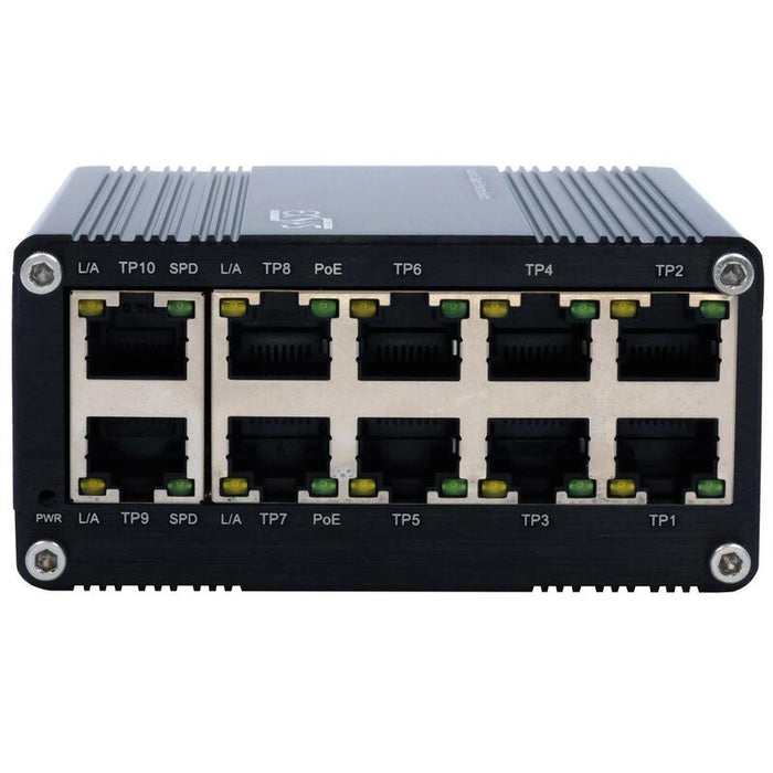 Switch 10port Industrie Ethernet 8x10 100 1000tx 2x48vdc-57vdc