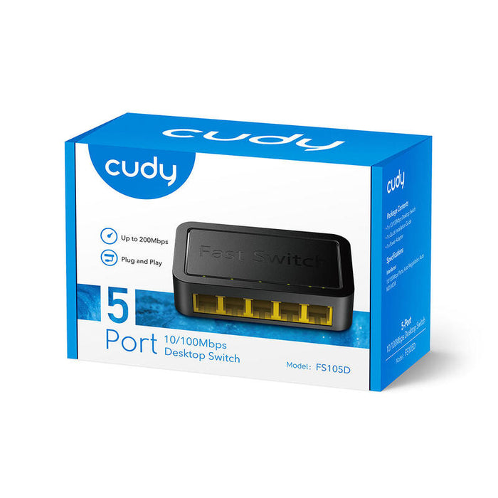 Switch Cudy 5-Port 10/100 Mbps Desktop Switch Fs105d
