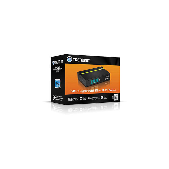 Switch Trendnet Tpe-Tg80g 8 Puertos Rj-45 Gigabit 10 100 1000 Poe
