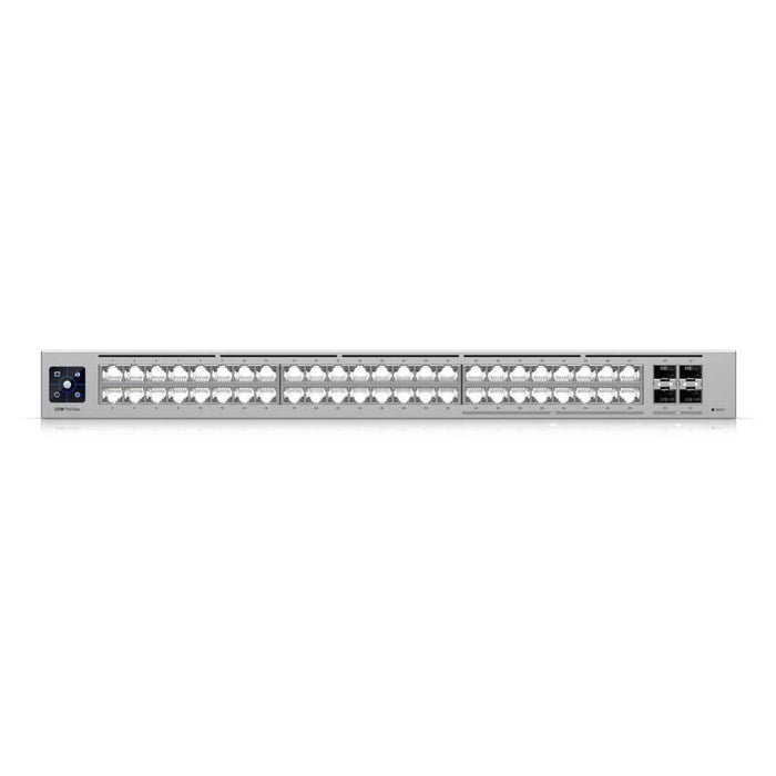 Switch  Ubiquiti Usw-Pro-Max-48 Etherlighting Multigigabi Capa 3 Con 16x 2.5gbe, 32x 1gbe Y 4x Sfp+ 10gb. Los Puertos Etherlighting Se Iluminan Para Indicar La Ubicaci&Oacute N Del Puerto, Velocidad, Vlan, Et