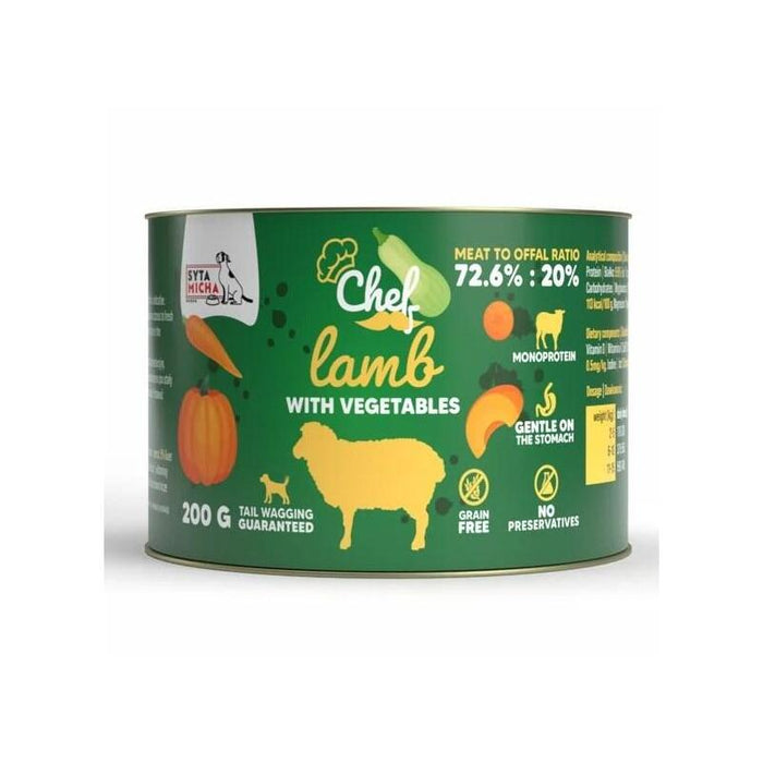 Syta Micha Chef Lamb With Vegetables Mono - Comida Húmeda Para Perros - 200g
