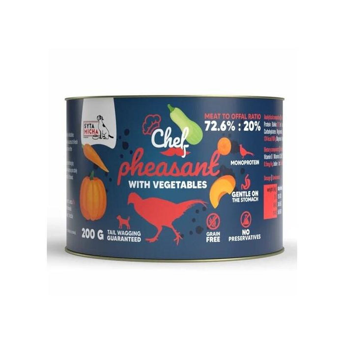 Syta Micha Chef Pheasant With Vegetables Mono - Comida Húmeda Para Perros - 200g