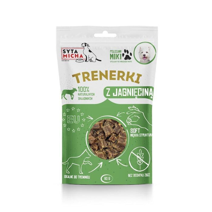 Syta Micha Entrenadores Con Cordero Para Perros - Golosina Para Perros - 80 G