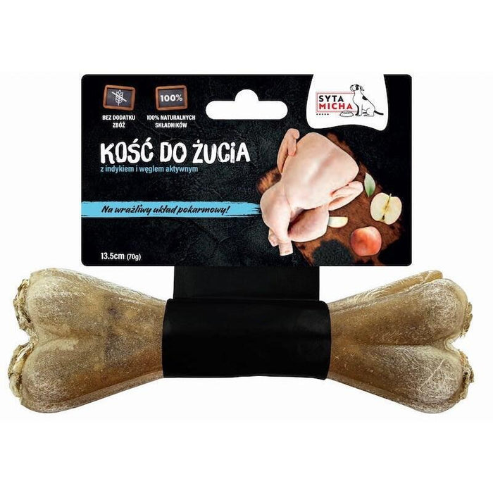 Syta Micha Hueso Masticable De Pavo - Golosina Para Perro - 13,5 Cm