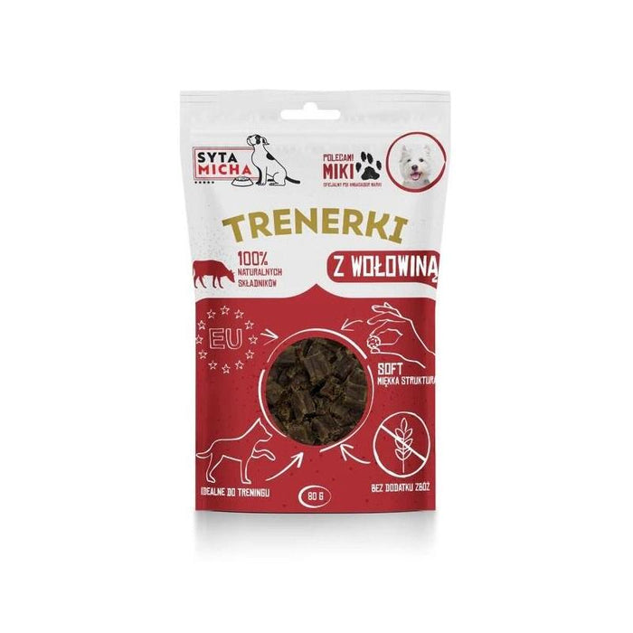 Syta Micha Trenerki  Z Wolowina  Przysmak Dla Psa - 80g
