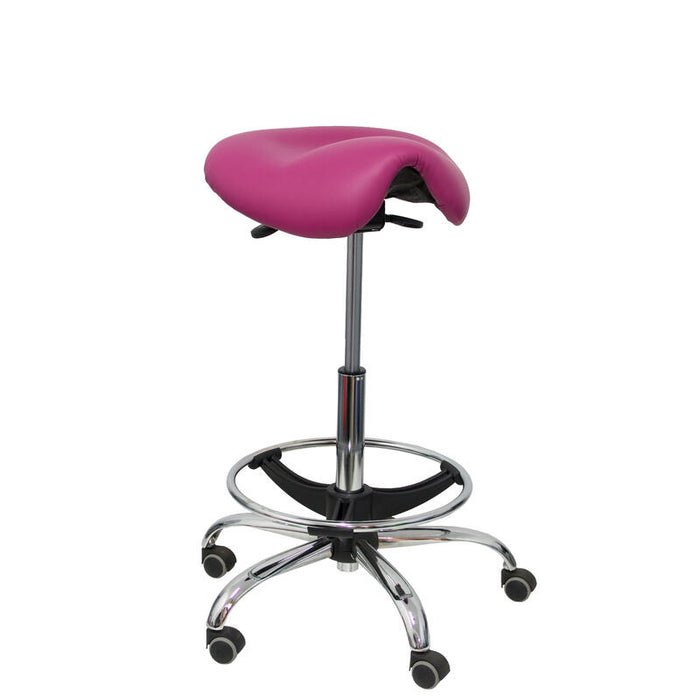 Taburete Alatoz Similpiel Rosa
