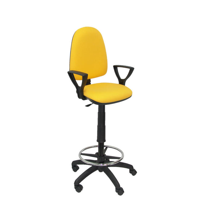 Taburete Ayna Bali Amarillo Brazos Fijos