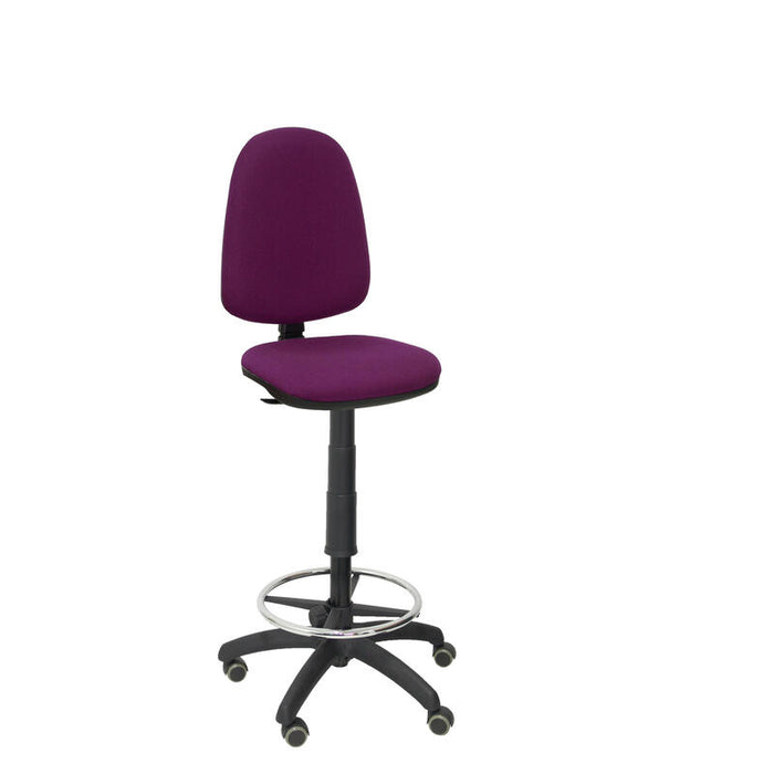 Taburete Ayna Bali Morado Ruedas De Parqué