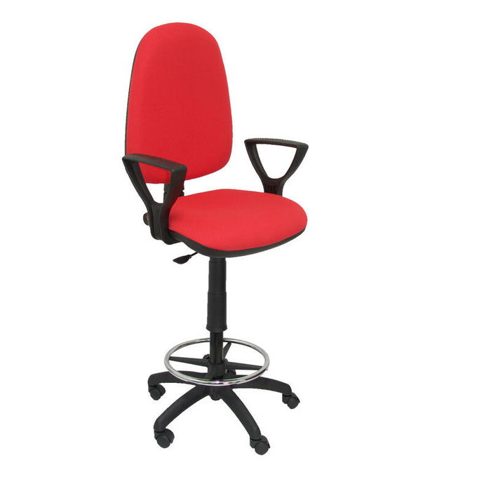 Taburete Ayna Bali Rojo Brazos Fijos