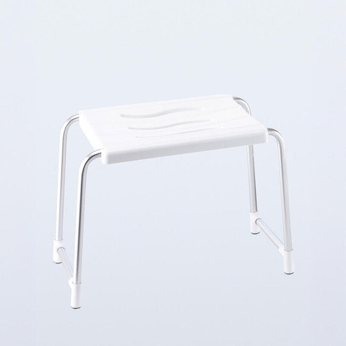 Taburete De Baño, Blanco, 50 X 24 Cm