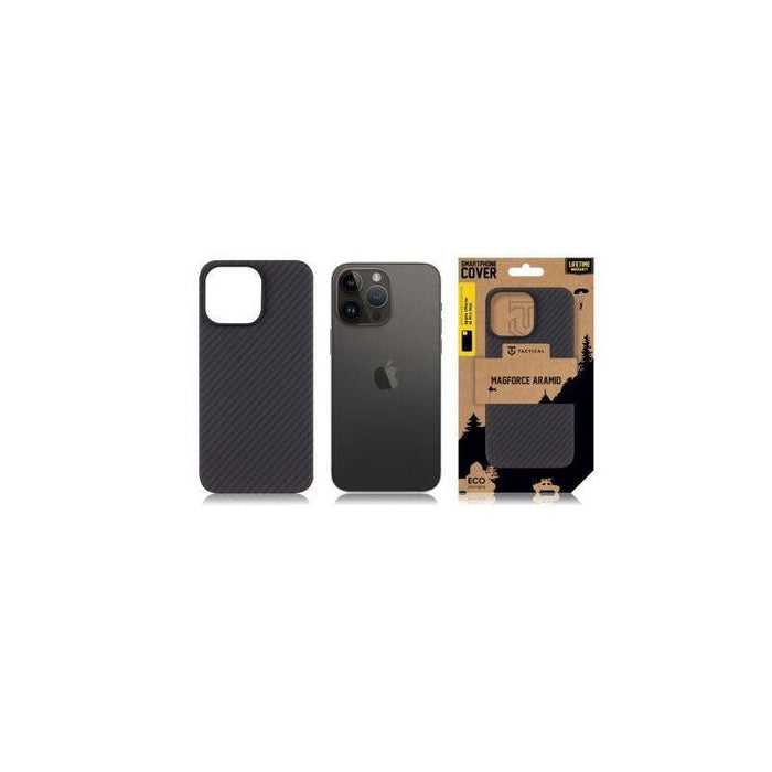 Tactical Iphone 14 Pro Max Case Magforce Aramid Black