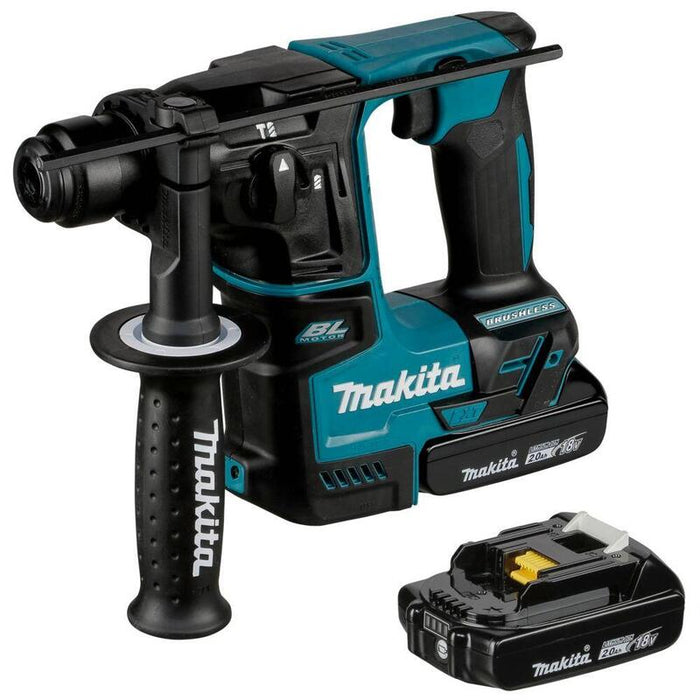 Taladro Percutor Inalámbrico Makita  Dhr171raj, 18 Voltios