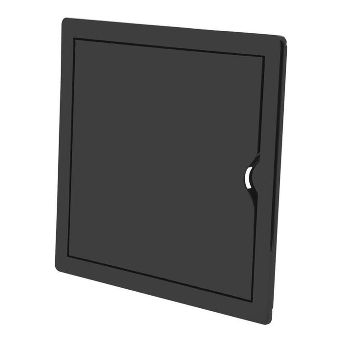 Tapa De Registro Rectangular Empotrable Abs 25x40cm Gris Antracita