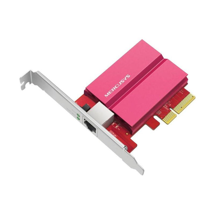 Tarjeta De Red Pcie Mercusys Ma510e 10g Interior 1x10g Rj45 Multi-Speed Expres3.0x4 Wol Perfil Bajo