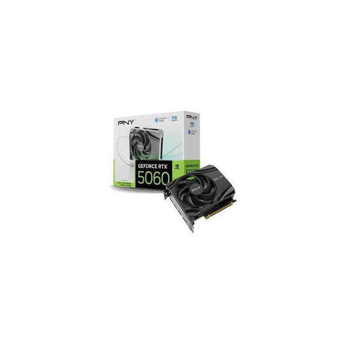 Tarjeta Grafica Vga Pny Geforce Rtx 5060 8gb Ddr7 3xdp 1xhdmi Reloj 2280mhz Cuda 3840 256bit 145w Single Fan