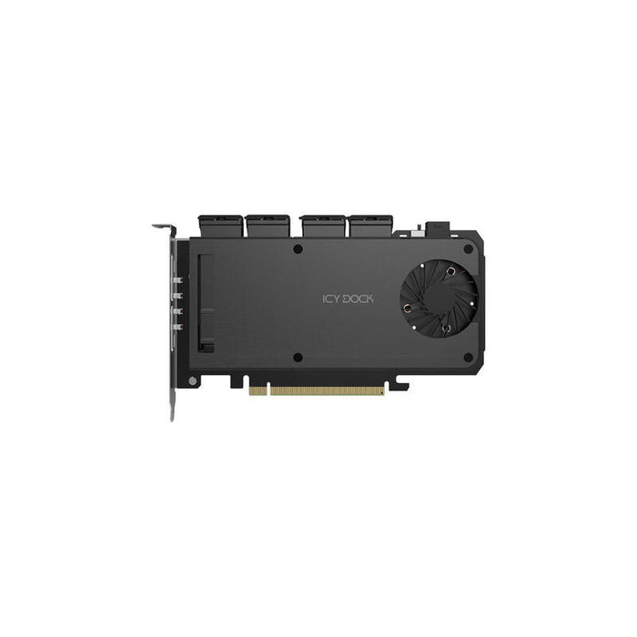 Tarjeta Icy Dock Expressslot Slide Mb204mp-B, De Interfaz Negro Mb204mp-B