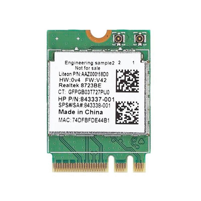 Tarjeta Wifi 802.11b G N + Bluetooth 4.0 Para Portátiles Dell Acer Asus Toshiba Rtl8723be