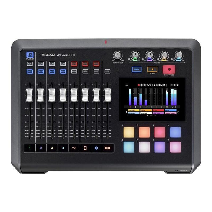 Tascam Mixcast 4 - Mezclador Para Grabación De Podcasts
