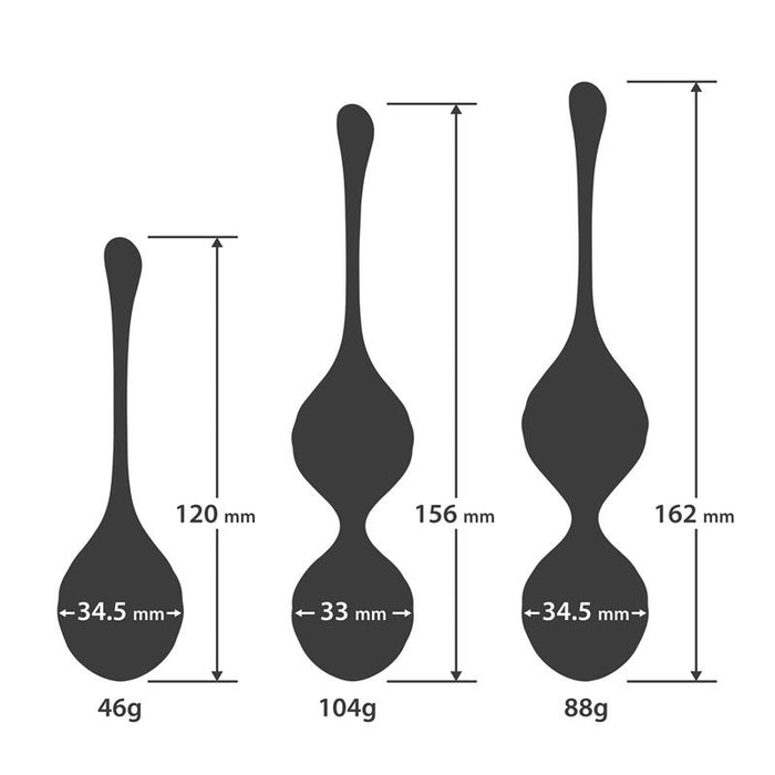 Taylor Bolas Kegel Silicona Púrpura