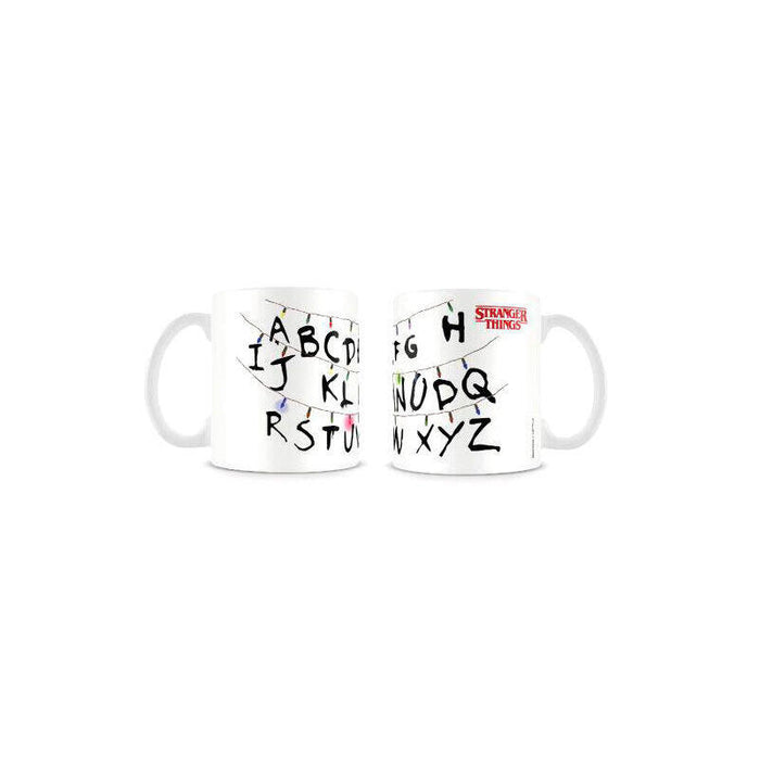 Taza Abecedario Stranger Things