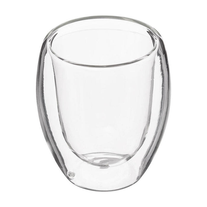 Tazas De Cafe De Cristal De Doble Pared 7 Cl, 2 Uds