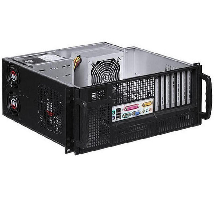 Techly 307377 19 4u Industrial Rack-Mount Chassis Atx Black