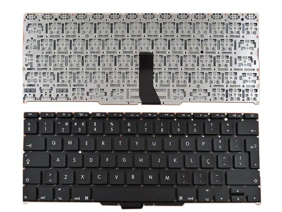 Teclado Para Portátil Apple Macbook Air A1370 A1465 11.6" Negro Portugués