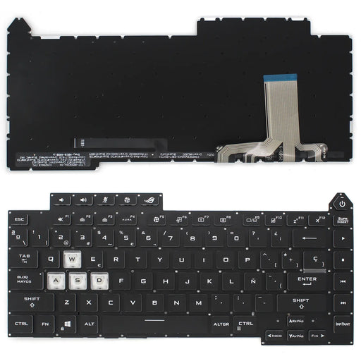 Teclado Para Portátil Asus Rog 5R G513 G513Q G513Qy G513Qm G533 Retroiluminado